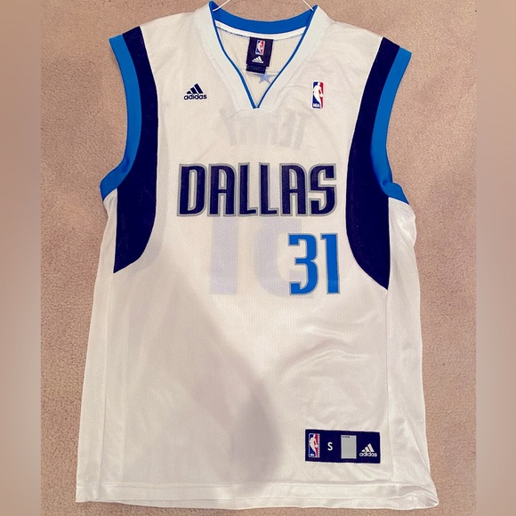SOLD ON EBAY- NEW Adidas NBA Dallas Mavericks J Terry Basketball Jersey - Size S - Picture 1 of 5